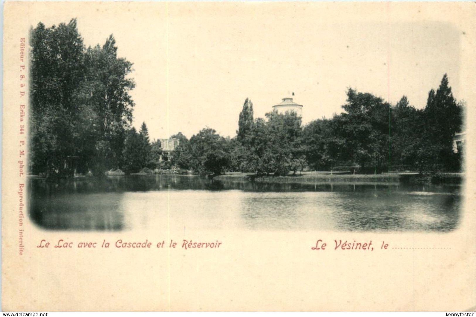 Le Vesinet - Le Lac avec la Cascade