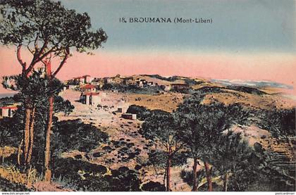 Liban - BROUMMANA - Mont-Liban - Ed. Aux Cèdres du Liban - Michel I. Corm & Cie 18