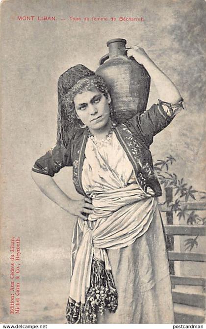 Liban - MONT LIBAN - Type de femme de Bécharreh - Ed. Aux Cèdres du Liban 7172