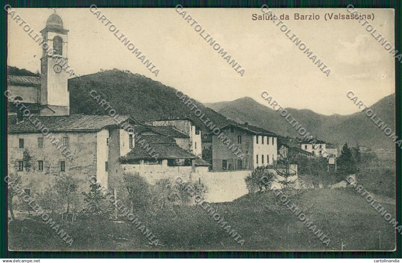 Lecco Barzio cartolina QQ7237