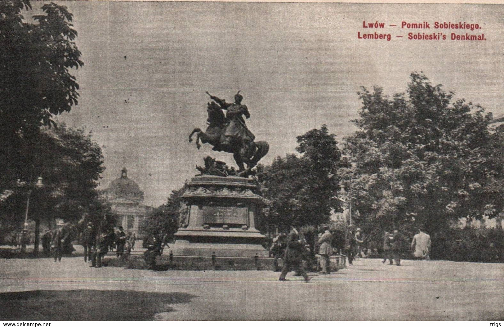 Lemberg - Sobieski's Denkmal