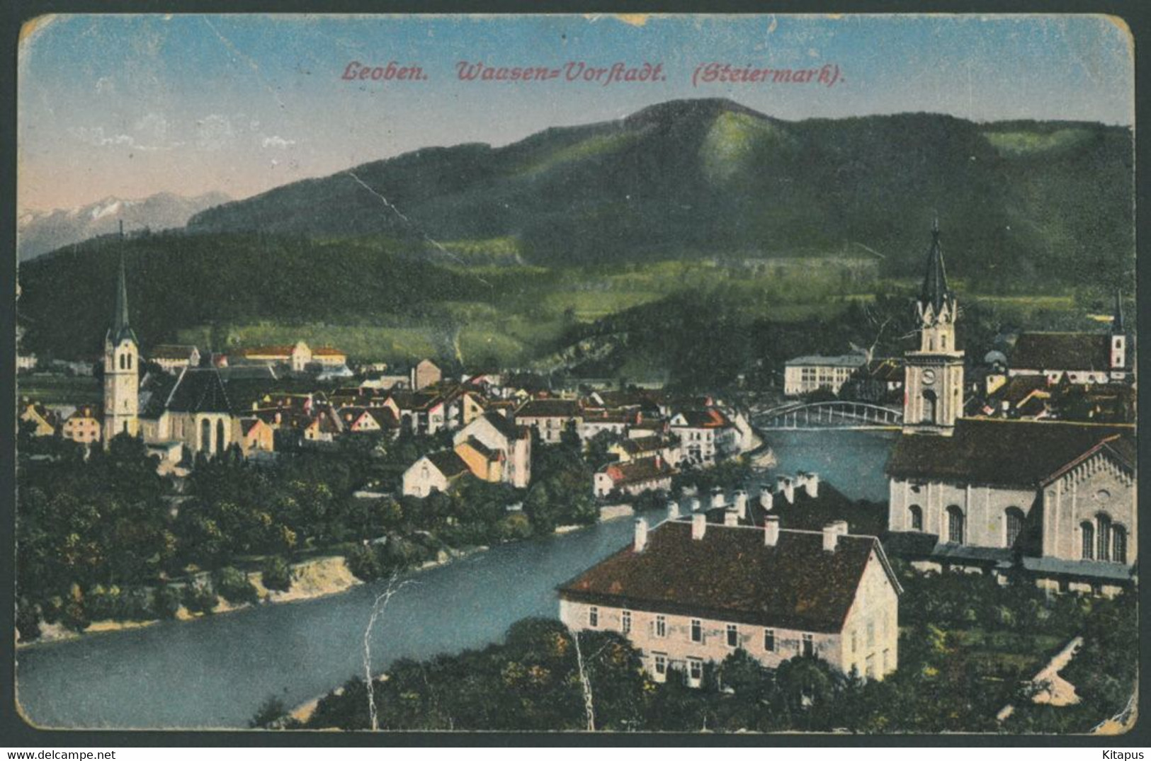 LEOBEN vintage postcard Austria