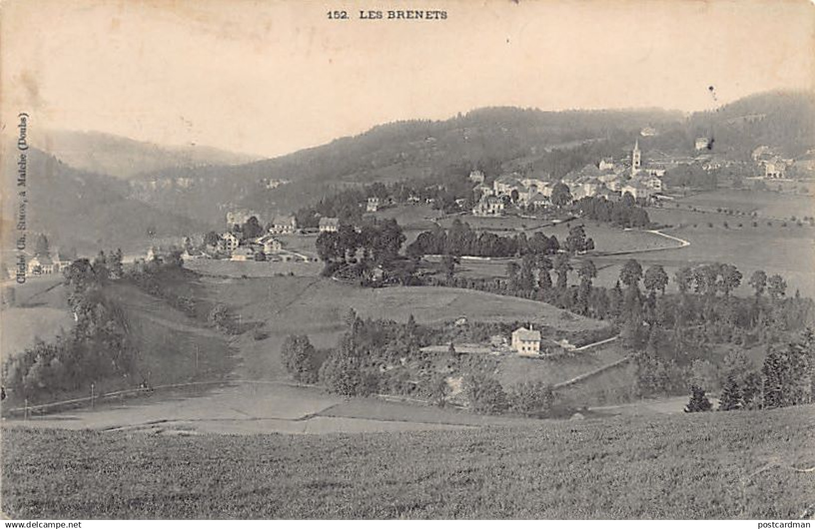 LES BRENETS (NE) Panorama - Ed. Ch. Simon 152