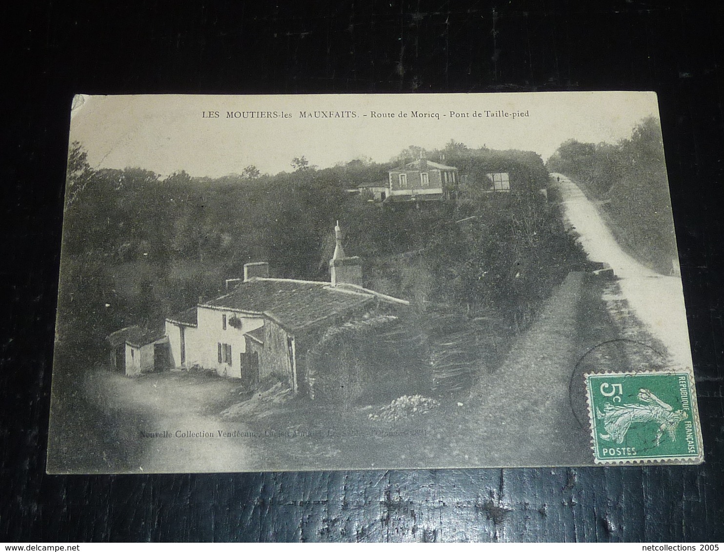 LES MOUTIERS LES MAUXFAITS - ROUTE DE MORICQ, PONT DE TAILLE-PIERRE - 85 VENDEE (Z)