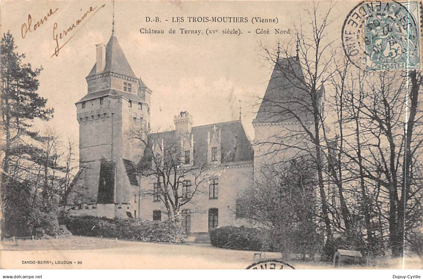 LES TROIS MOUTIERS - Château de Ternay - état