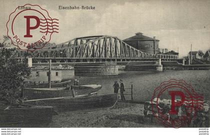 LATVIA // LETTONIE // LETONIA. LIBAU. EISENBAHN BRUCKE