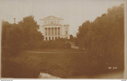 riga , letonia * RARE carte photo * opéra national * lettonie