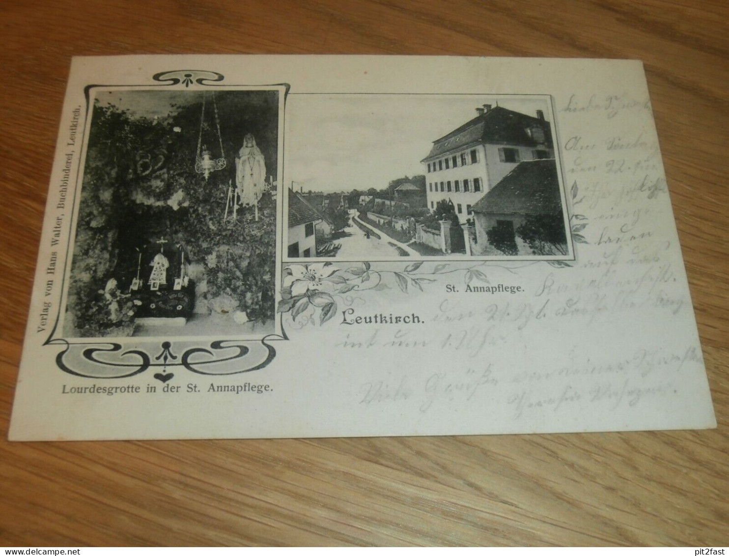 Leutkirch , 1901 , St. Annapflege , Grotte , Ansichtskarte , Postkarte !!!