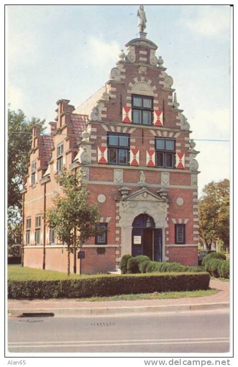 Lewes DE Delaware, Zwaanendael House c1950s Vintage Postcard