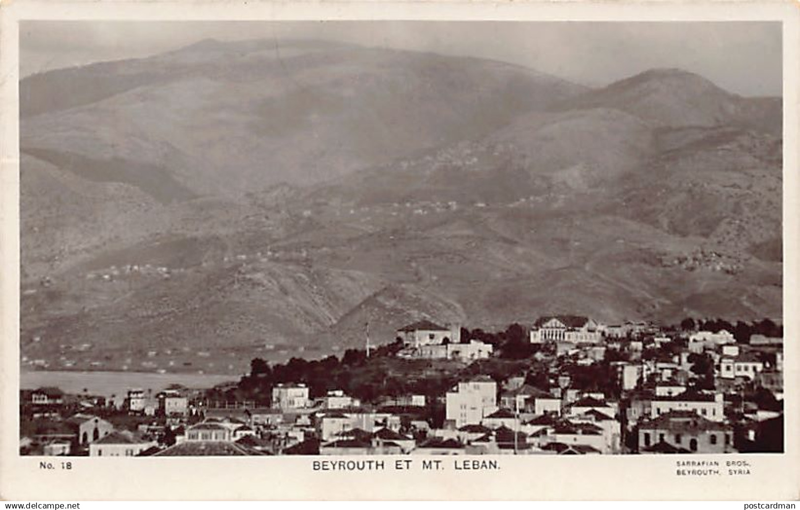 Liban - BEYROUTH - Le Mont-Liban - Ed. Sarrafian Bros. 18