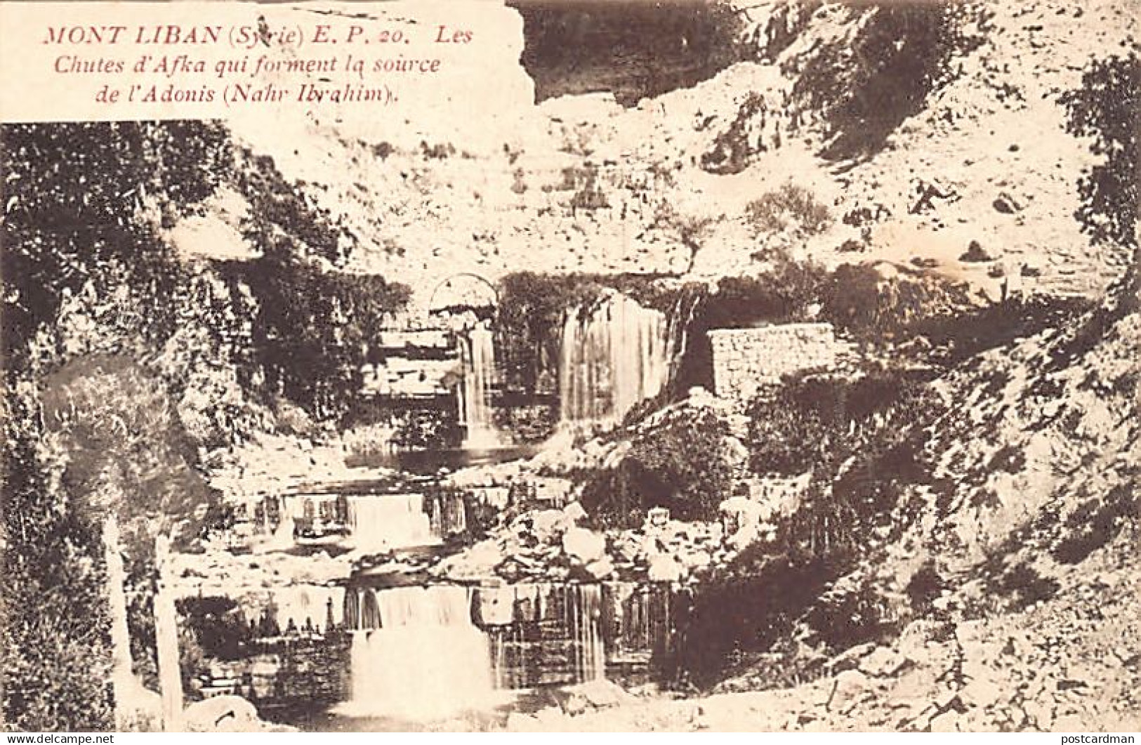 Liban - MONT-LIBAN - Nahr Ibrahim - Grotte d'Afqa - Ed. E.P. 20