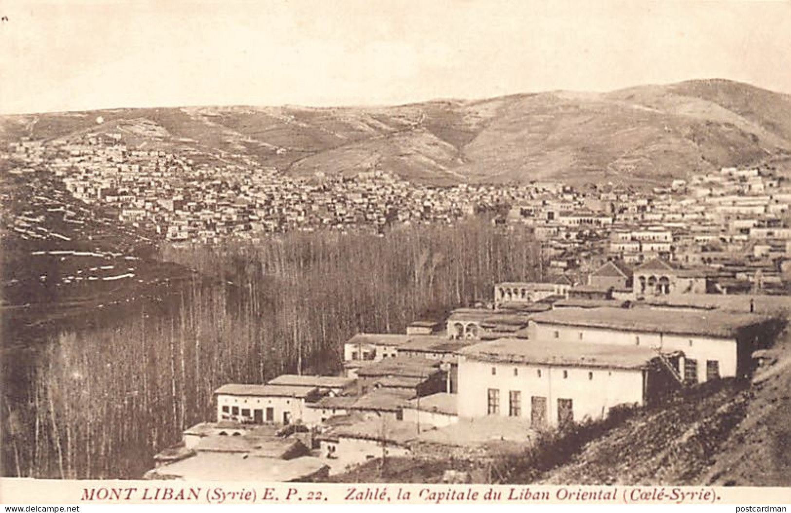 Liban - MONT-LIBAN - Zahlé, la capitale du Liban Orientale - Ed. E.P. 22