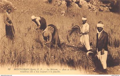 Liban - MONT-LIBAN - La moisson - Ed. E.P. 12