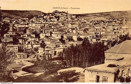 Liban - ZAHLÉ - Panorama - Ed. Au Bon Marché du Liban 152