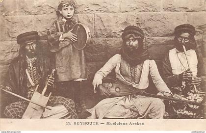 Liban - BEYROUTH - Musiciens arabes - Ed. Aux Cèdres du Liban 11