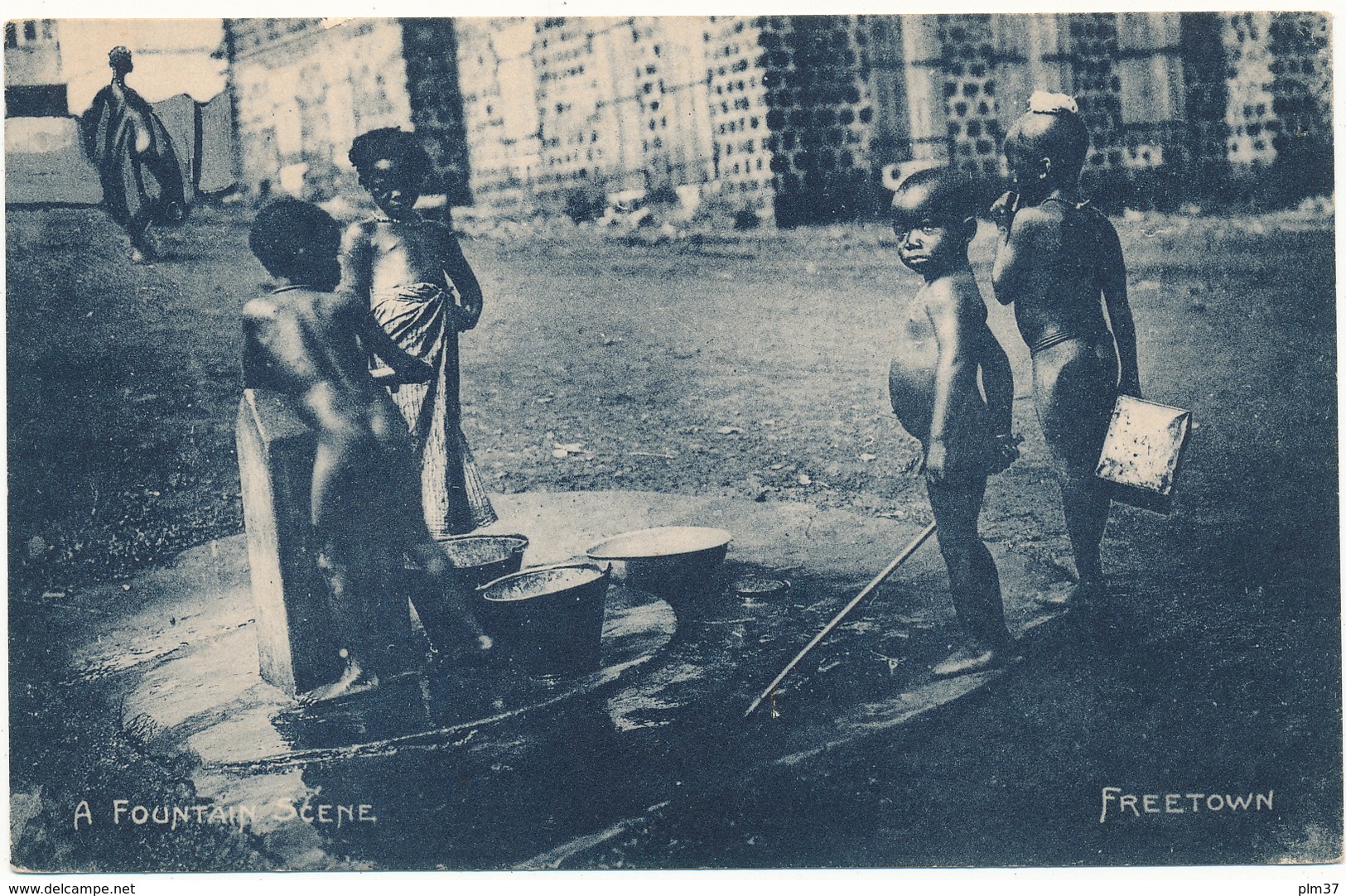 LIBERIA, FREETOWN - A Fountain Scene