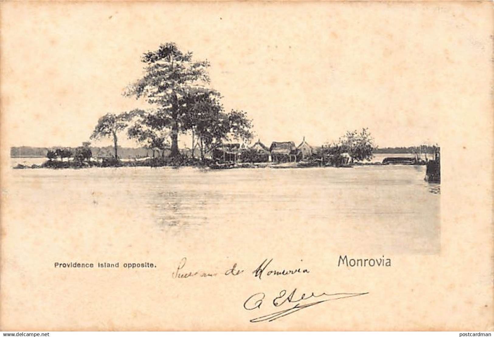 Liberia - Providence Island opposite Monrovia - Publ. unknown