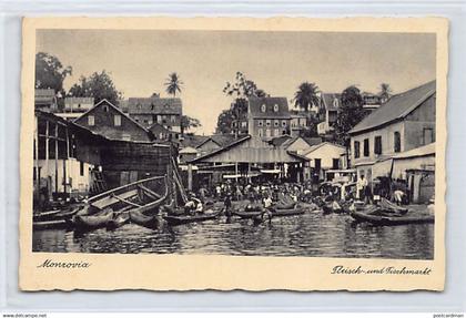 Liberia - MONROVIA - Meat and fish markets - Publ. H A H