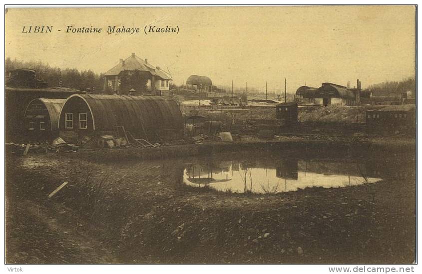 Libin :  fontaine Mahaye    ( ecrit  avec timbre   )