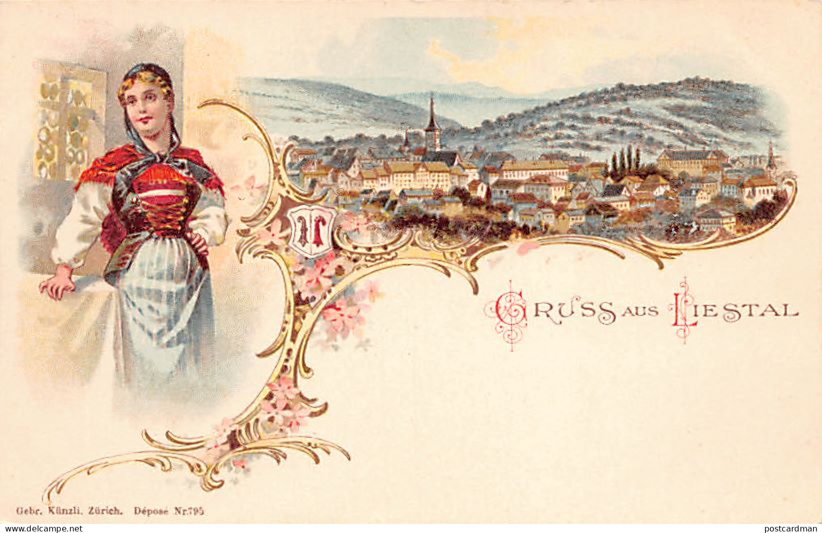 LIESTAL (BL) Gruss aus - LITHO - Verlag Künzli 795