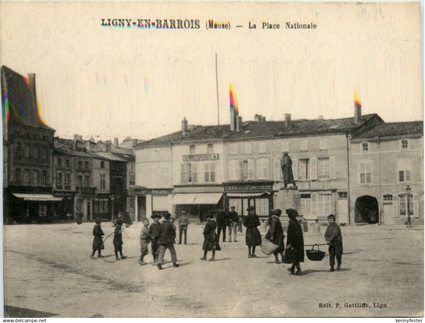 Ligny en Barrois - La Place Nationale