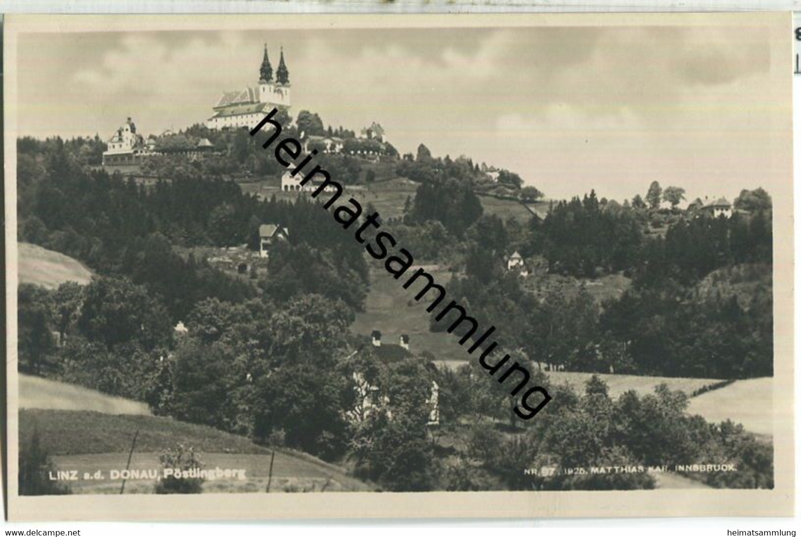 Linz an der Donau - Pöstlingberg - Foto-Ansichtskarte 20er Jahre - Verlag Matthias Kar Innsbruck 1925