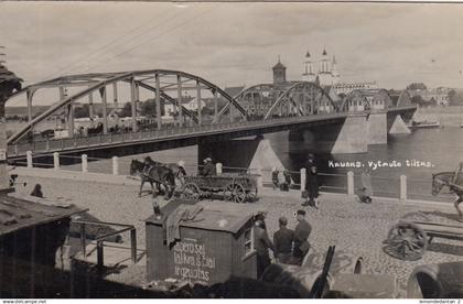 Kaunas - Vytauto tiltas - photocard