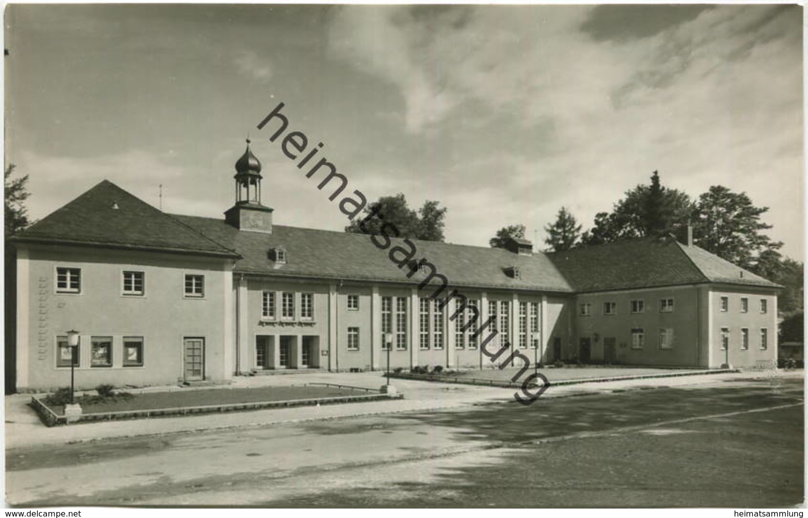 Lobenstein - Kulturhaus - Foto-AK Handabzug 50er Jahre - Verlag Photo-König Lobenstein