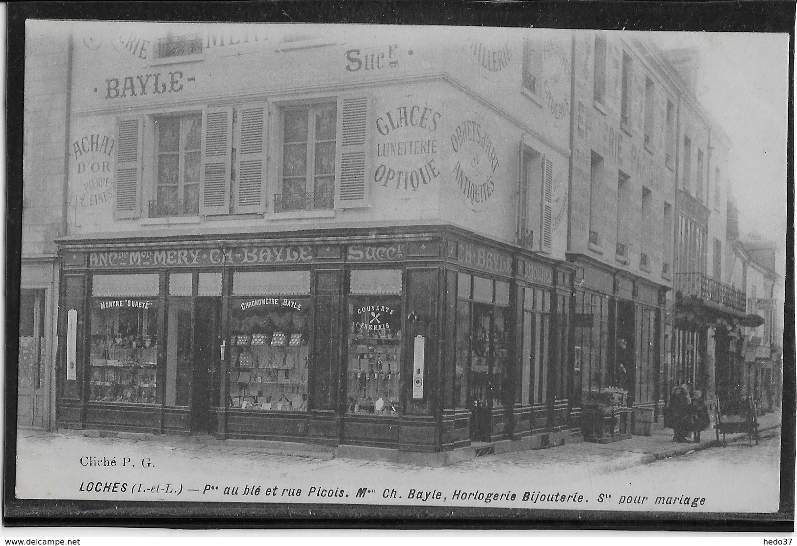 Loches - Horlogerie Bijouterie Bayle - Rare