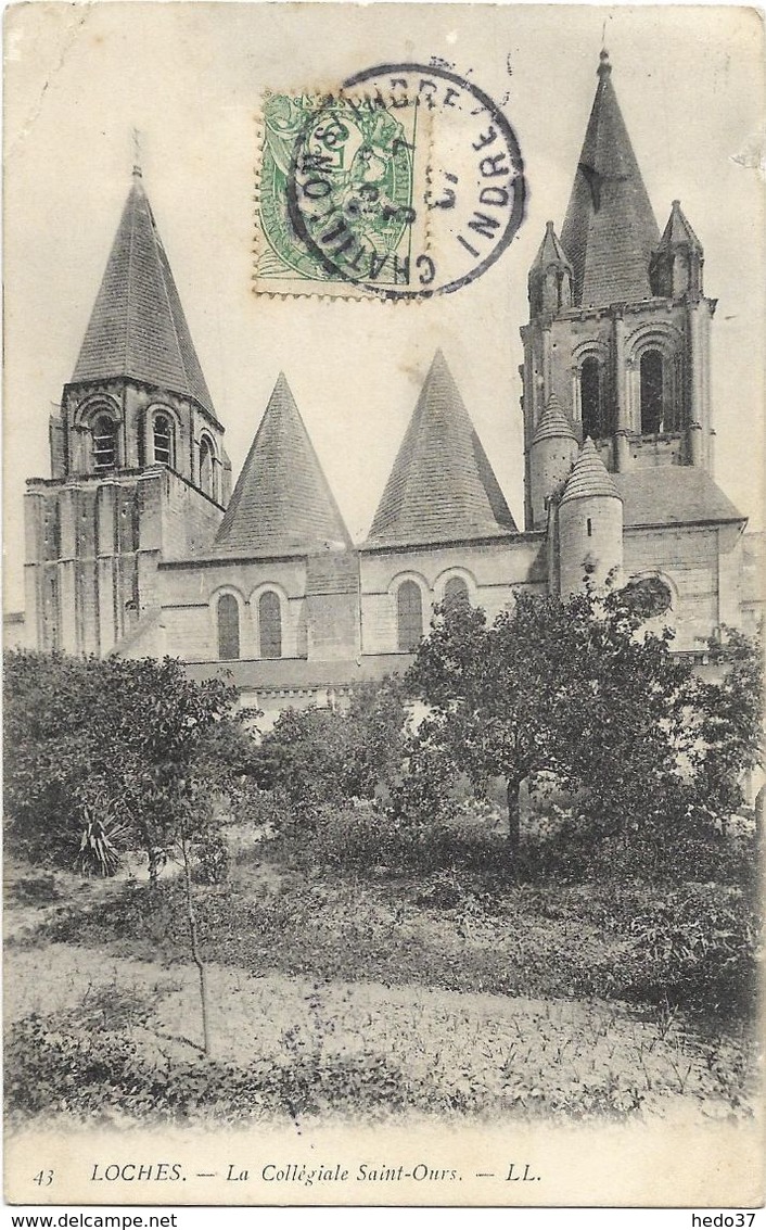 Loches - La Collégiale Saint-Ours