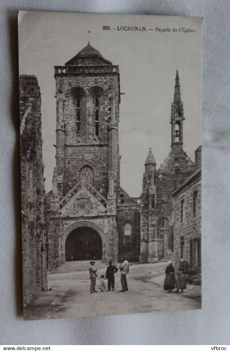 Locronan, façade de l'église, Finistère 29