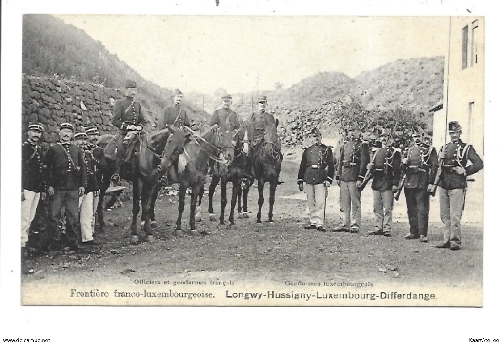 Longwy-Hussigny-Luxembourg-Differdange - Frontière franco-Luxembourgeoise.