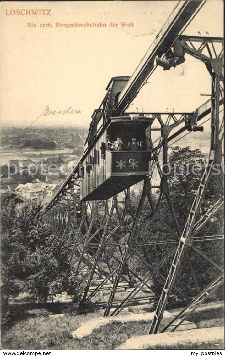 Loschwitz Erste Bergschwebebahn der Welt