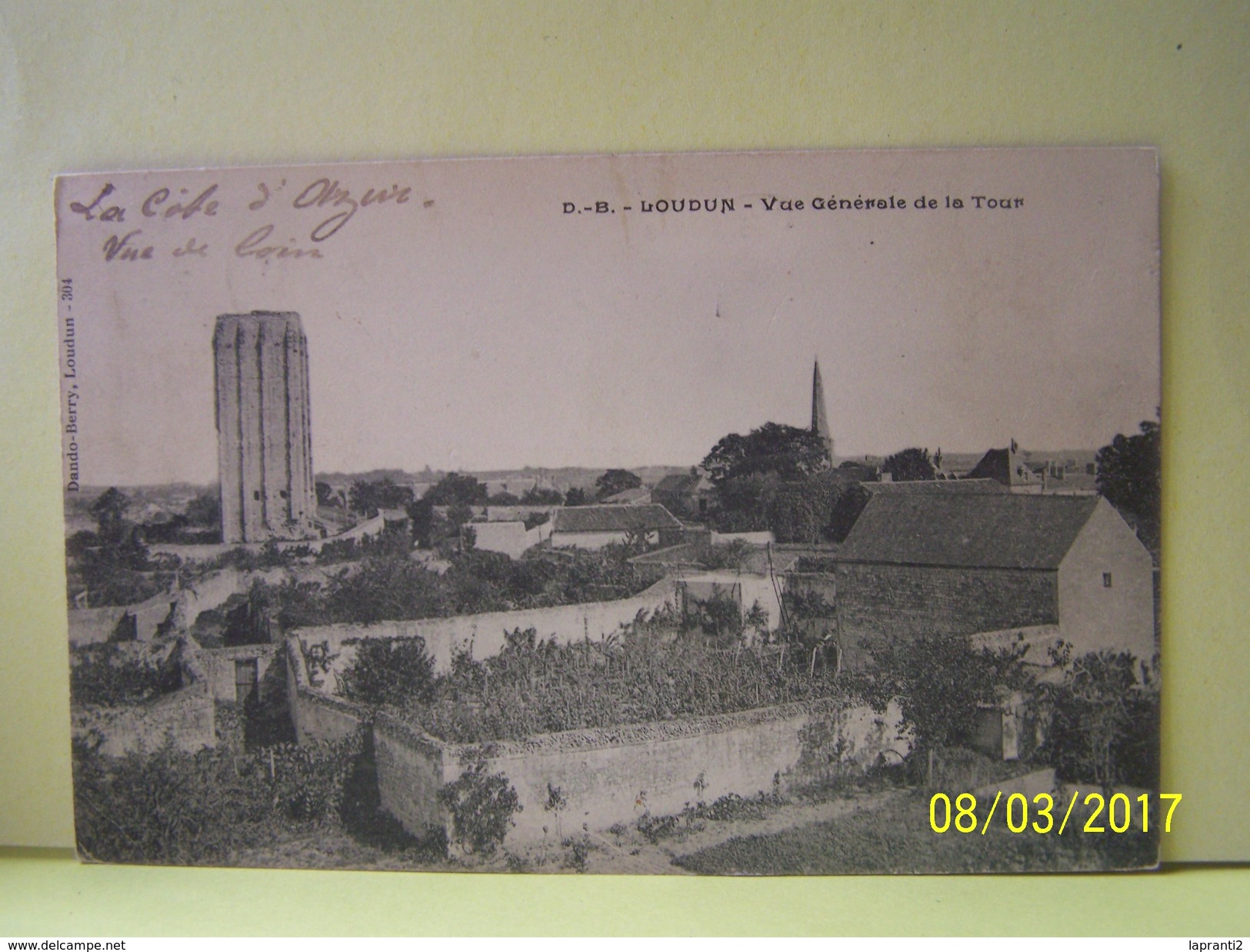 LOUDUN (VIENNE) VUE GENERALE DE LA TOUR.