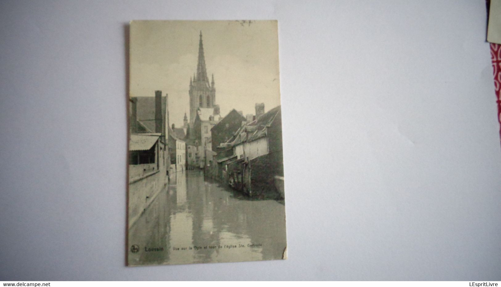 LOUVAIN  Vue Sur la Dyle et Tour de l'Eglise Ste Gertrude Kerk Leuven Brabant Flamand Flandre Carte Postale