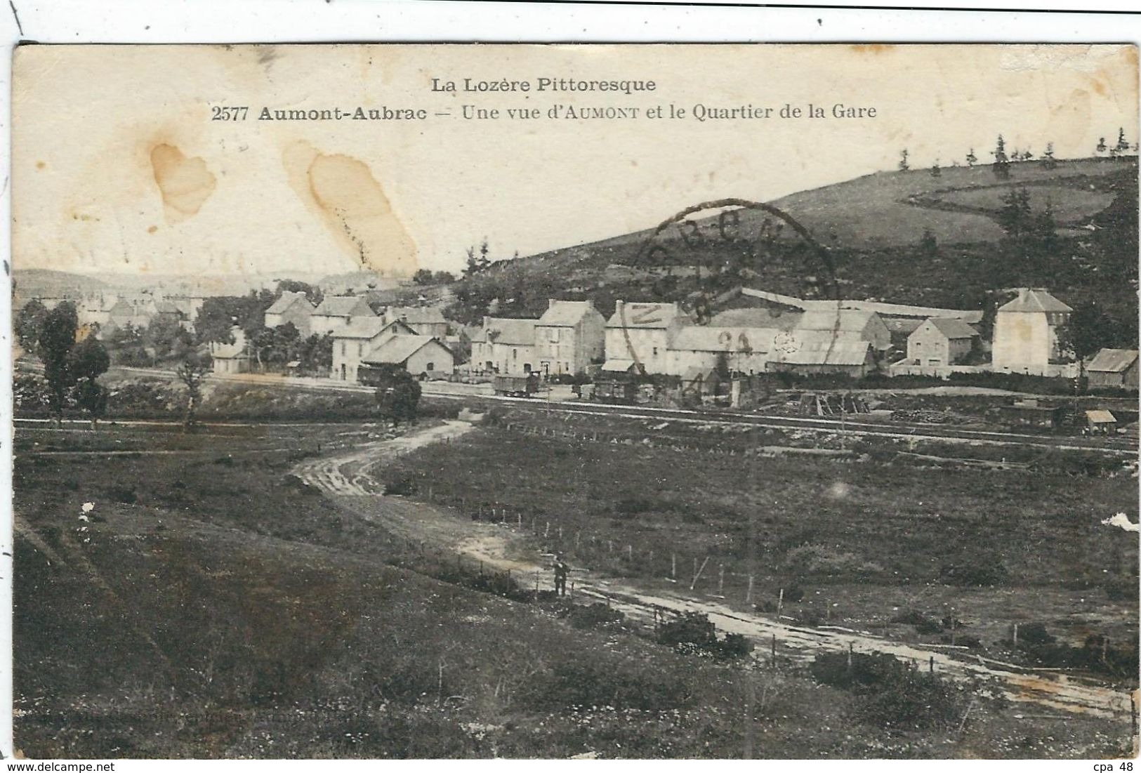 Lozere : Aumont-Aubrac, Quartier de la Gare