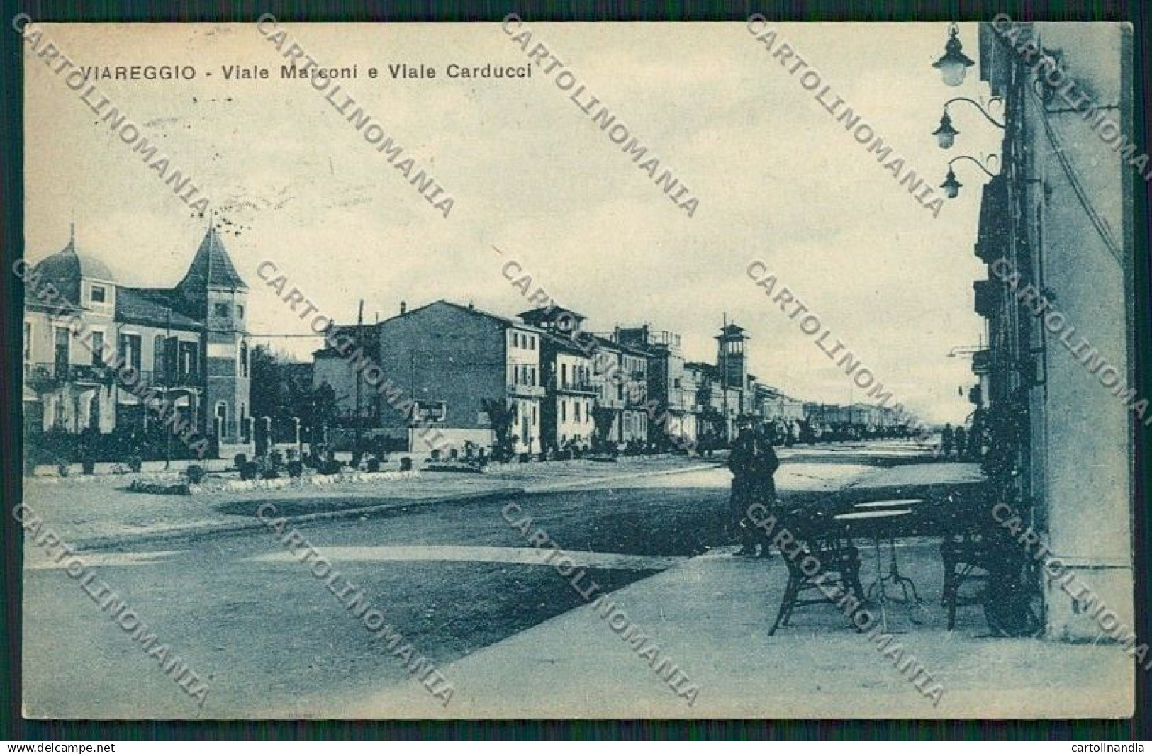 Lucca Viareggio cartolina QQ2853