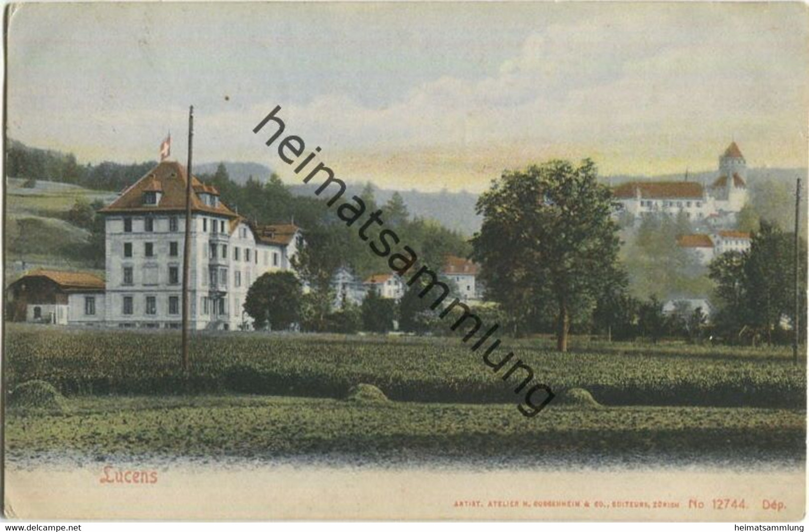 Lucens - Verlag H. Guggenheim & Co Zürich gel. 1910