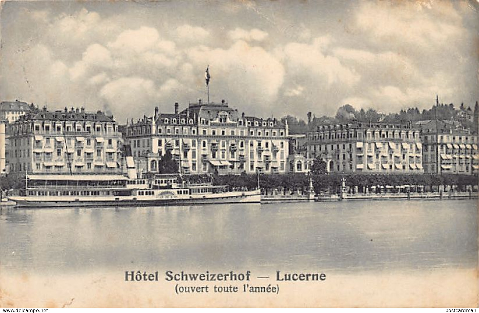 LUCERNE - Hôtel Schweizerhof - Ed. Papeterie Wega