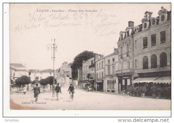 LUCON (VENDEE) PLACE DES ACACIAS  1918