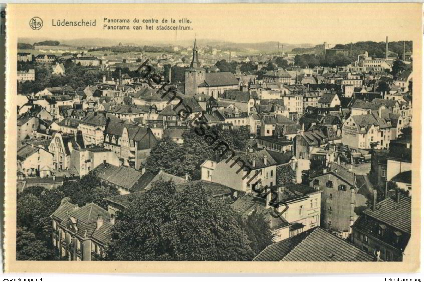 Lüdenscheid - Panorama du centre de la ville - Edition Thill Bruxelles