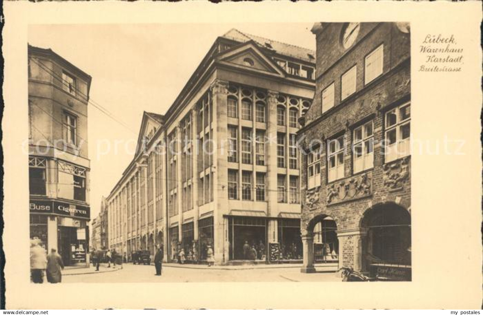 Luebeck Warenhaus Karstadt Breitestrasse