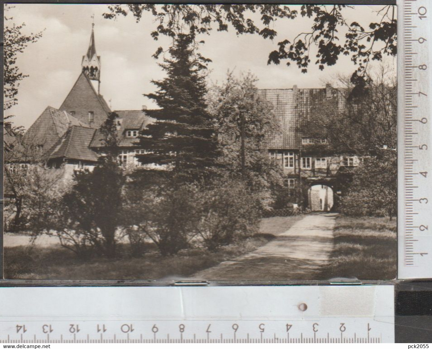 Lüneburg Kloster Lüne Toreinfahrt  gelaufen 1972 ( AK 1071 )