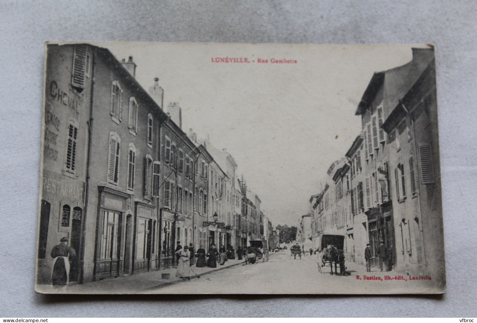 Lunéville, rue Gambetta, Meurthe et Moselle 54