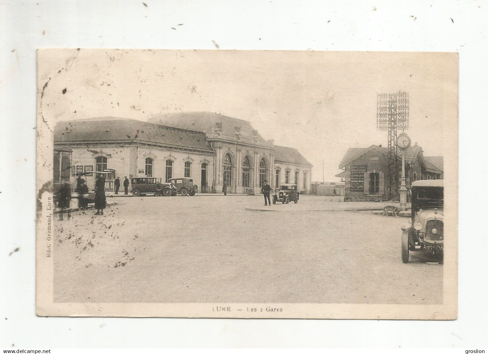 LURE LES DEUX GARES  (AUTOS GAREES) 1932