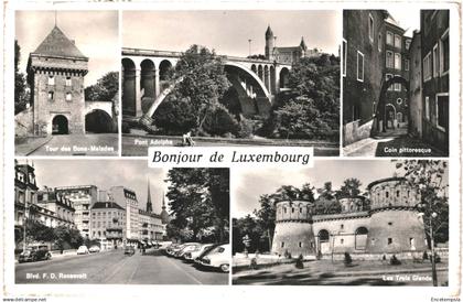 CPA Carte postale Luxembourg  Luxembourg Bonjour de Luxembourg multivues 1956  VM89221