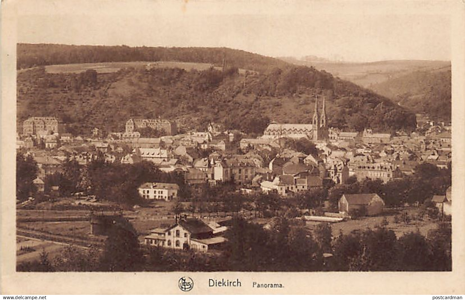 Luxembourg - DIEKIRCH - Panorama - Ed. E. A. Schaack