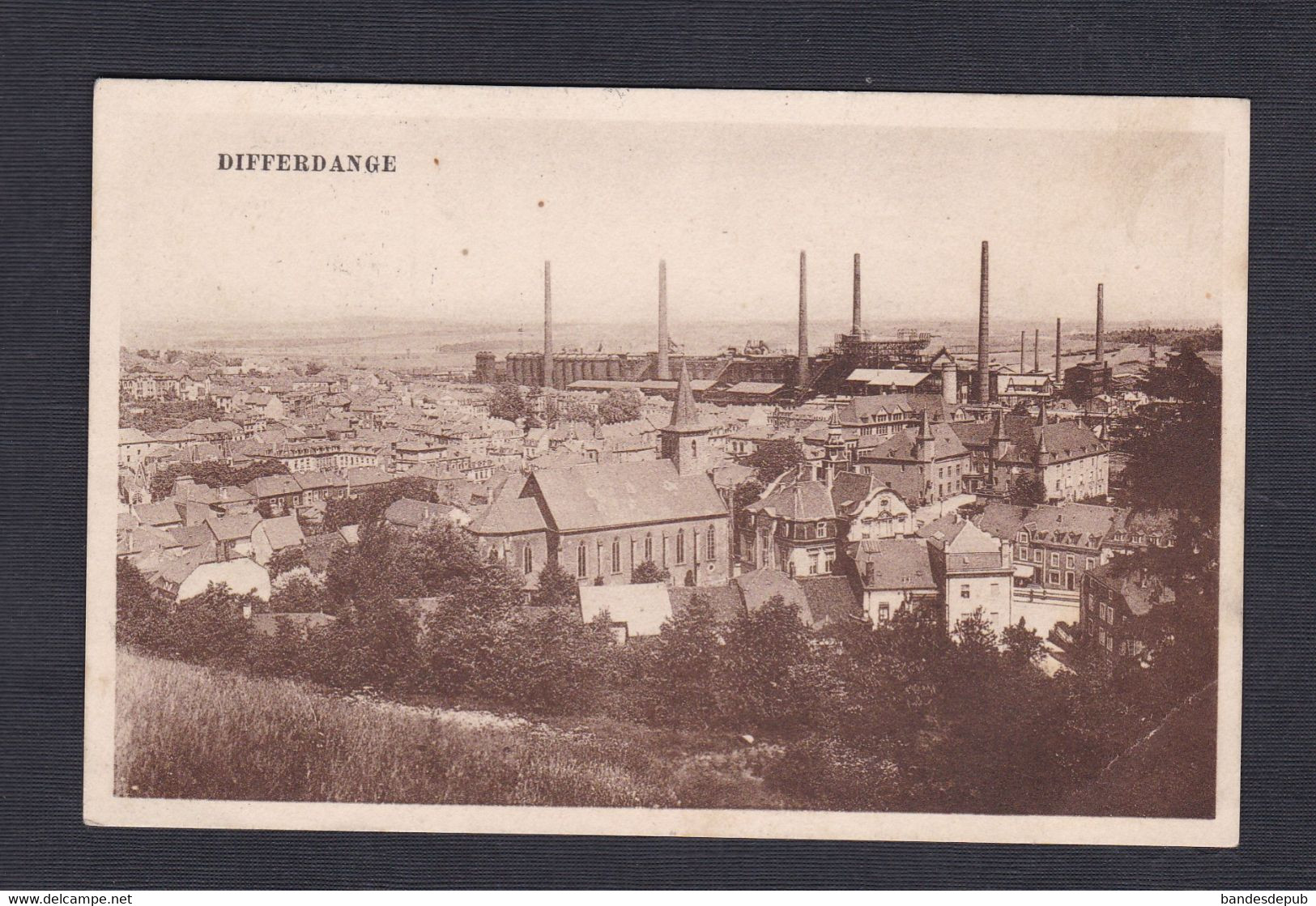 Luxembourg Differdange ( vue generale panorama usines Ed. Capus  44190)