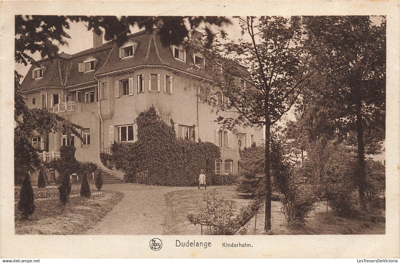 LUXEMBOURG - Dudelange - Kinderhelm - bâtiment - enfant - edit Nels - Carte Postale Ancienne