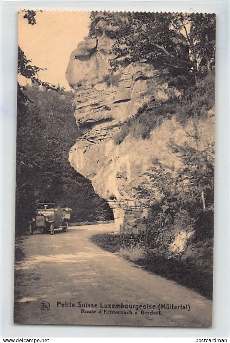 Luxembourg - Petite Suisse Luxembourgeoise - Route d'Echternach à Berdorf - Automobile Benz - Ed. Ern. Thill